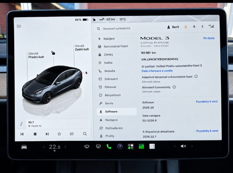 Tesla Model 3 Long Range Dual Motor 366 kW, tažné zařízení – fotografie 23 z 28