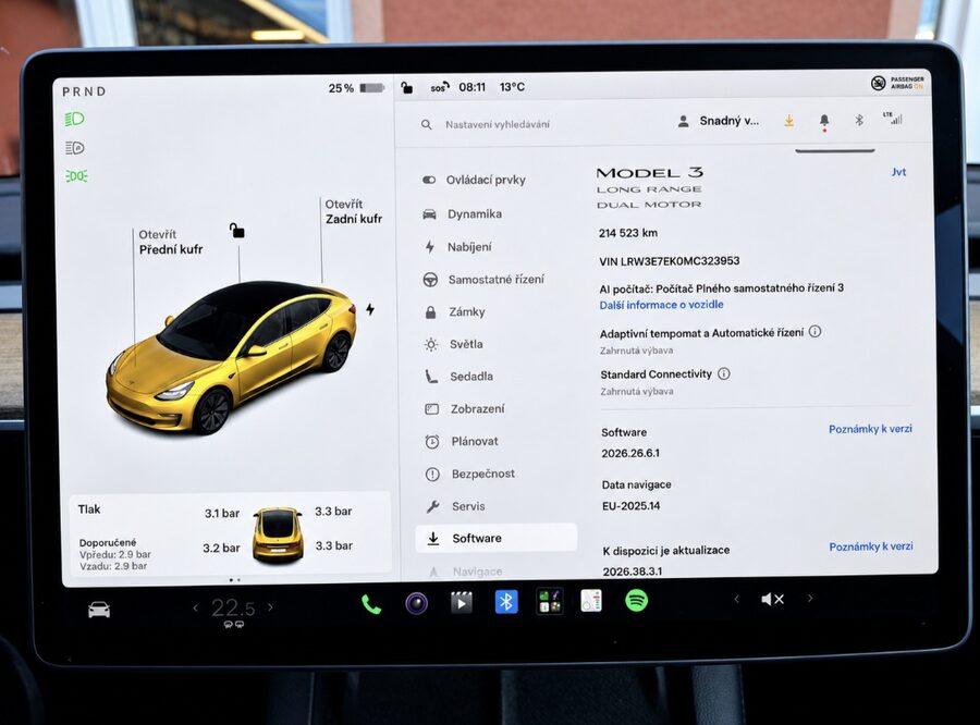 Tesla Model 3 Long Range Dual Motor 366 kW – fotografie 19 z 26