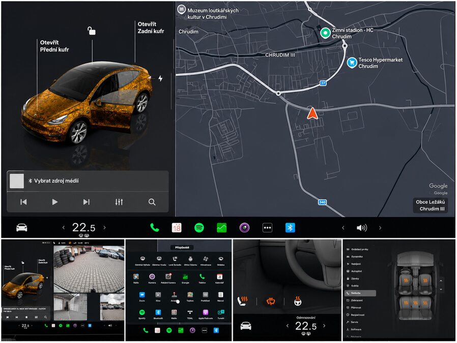 Tesla Model Y Long Range 378 kW - EAP + boost + tažné – fotografie 25 z 26