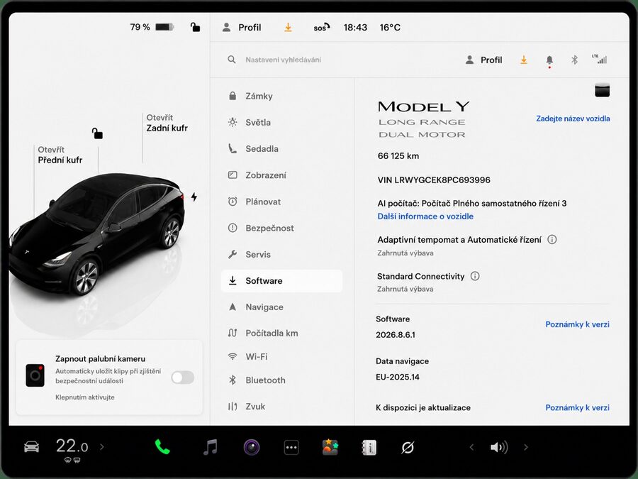 Tesla Model Y Long Range - Dual Motor, 378 kW, – fotografie 22 z 26